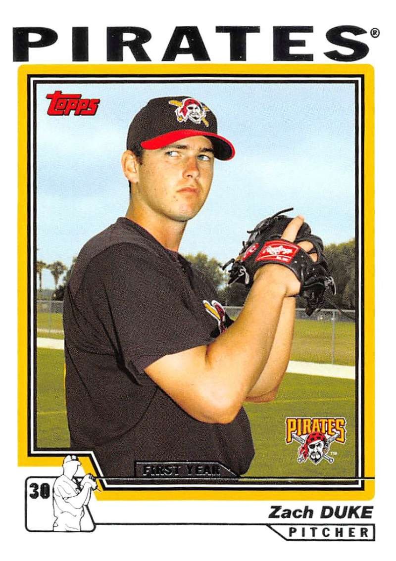 Amazon.com: 2004 Topps Series 1 Baseball #325 Zach Duke RC Rookie